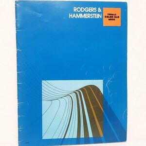 Thomas Color-Glo Organ Sheet Music Rodgers & Hammerstein 1974 Beginner